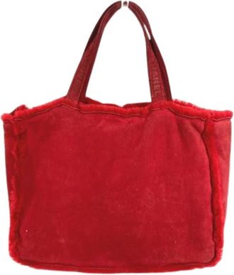 Chanel Pre-owned Vintage Tote Bag - Dames - Vintage Shopper - Rood - ONE Size - Vintage