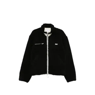 Rhude Logo-patch Fleece Jacket