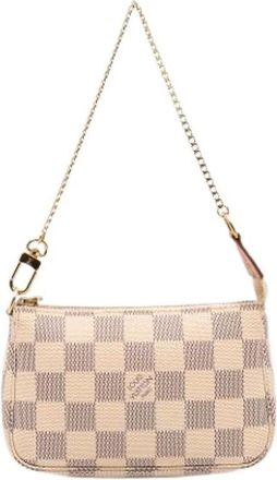 Louis Vuitton Pre-owned Mini Bags, female, White, Size: ONE SIZE Pre-owned Canvas Mini Bag