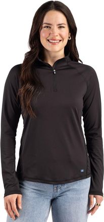 Cutter & Buck Prospect Recycled Featherlight Stretch Womens Quarter Zip