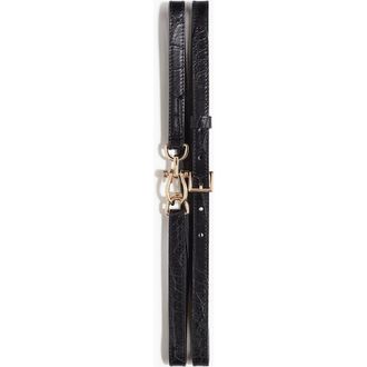 H&M Double-strap Waist Belt in Black/gold-Colored at Nordstrom, Size X-Small