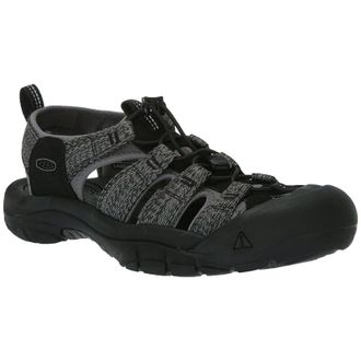 Keen Newport H2 Textile Mens Slingbacks Sandals - Black Steel Grey - Size:UK 15