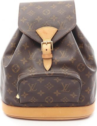 Louis Vuitton Brown Monogram Monogram Leather Backpack (Pre-Owned)