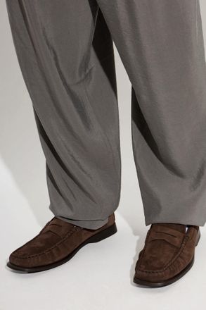 Tod's Suede Loafers, Mens, Brown