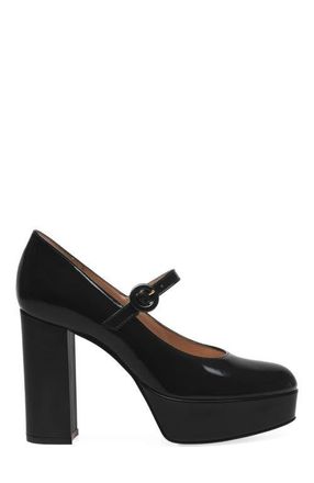 Gianvito Rossi Aurora Pump in Black Nappa Leather at Nordstrom, Size 39.5