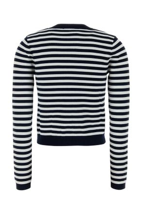 Michael Kors Womens Embroidered Stretch Viscose Blend Cardigan Blunotte Maglieria