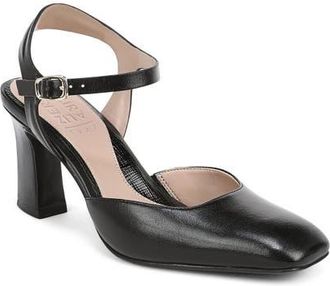 Naturalizer Frankie Ankle Strap Pump in Black at Nordstrom, Size 6.5