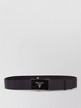 Prada logo buckle belt adjustable strap