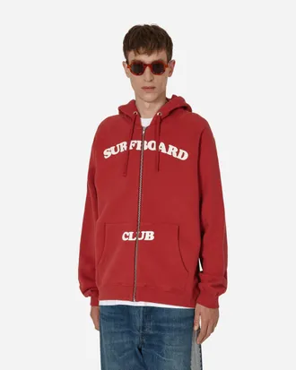 Stockholm Surfboard Club Zip Hoodie Goji