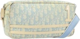 Dior Pre-owned Cross Body Bags, female, Blue, Size: ONE SIZE Pre-owned Vintage PVC Shoulder Bag
