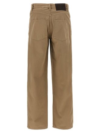 Burberry 5-Pocket Cotton Canvas Trousers - Camel