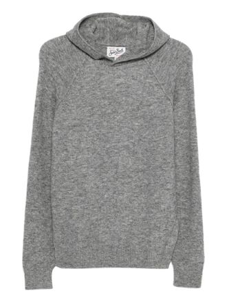 MC2 Saint Barth shawl-neck long-sleeve knitwear - Grey