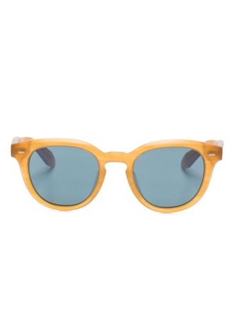 Oliver Peoples N.05 round-frame sunglasses - Brown