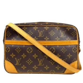Louis Vuitton Pre-owned Cross Body Bags, female, Brown, Size: ONE SIZE Pre-owned Vintage Monogram Shoulder Bag