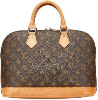 Louis Vuitton Pre-owned Handbags, female, Brown, Size: ONE SIZE Pre-owned Canvas handbags