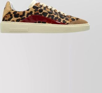 Dsquared2 leather lace-up low-top sneakers