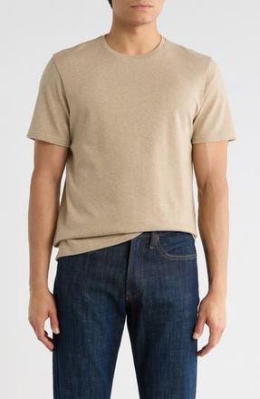 14th & Union Interlock T-Shirt in Tan Seasoning Heather at Nordstrom Rack, Size Xx-Large