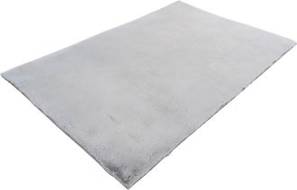 Vente-Unique Tappeto shaggy a pelo lungo effetto pelliccia 160 x 230 cm Grigio - BUNNY