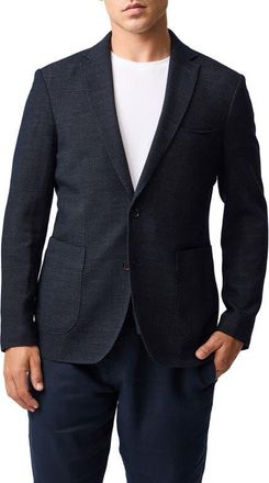 Rodd & Gunn Haldon Regular Fit Stretch Wool & Cotton Sport Coat in Midnight at Nordstrom, Size Xxx-Large
