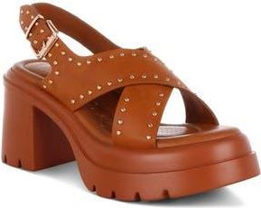 London Rag Nambo Lug Sole Sandal in Tan at Nordstrom Rack, Size 6.5