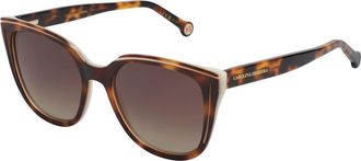 Carolina Herrera Cat-eye zonnebril van acetaat - Dames - Zonnebrillen - Bruin - ONE Size - Accessoires