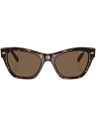 Vogue Eyewear Occhiali da sole con effetto tartarugato - Marrone