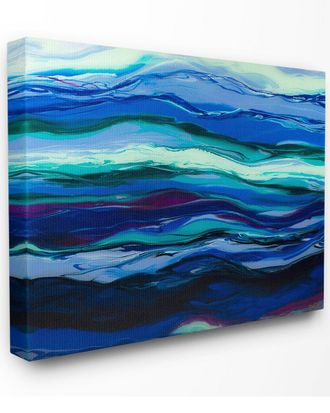Stupell Industries Acrylic Resin Shadow Twilight Movement Abstract By Barbara Bilotta Canvas Art