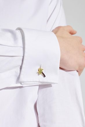 Paul Smith Cufflinks, Mens, Gold