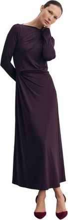 The Fold Rona Jersey Dress in Purple at Nordstrom, Size 10