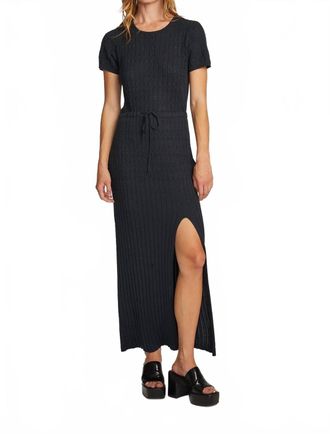 Chaser Durango Maxi Dress In Charcoal