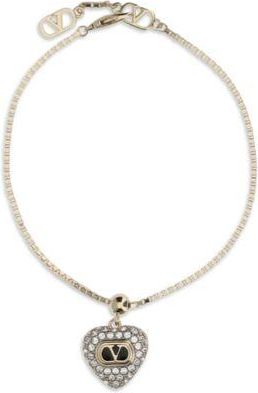 Valentino Garavani Black Metal Womens Bracelet