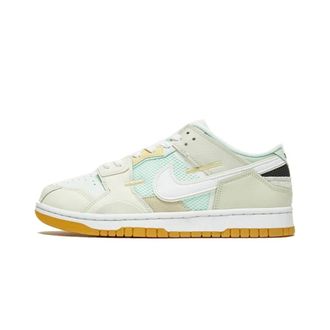 Nike Fitness, Heren, Veelkleurig, 41 EU, Leer, Dunk Low Scrap Sea Glass