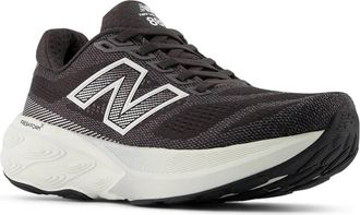 New Balance Womens Fresh Foam X 880V15 Shoes In Black Cement With Sea Salt And Silver Metallic