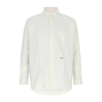 A.P.C. Oxford Shirt - Heren - Casual Overhemden - Wit - M - Katoen - Overhemden