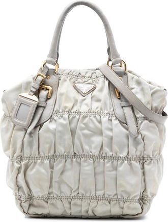 Prada Pre-owned Prada Tessuto Gaufre Satchel Ladies P6RC7C2PV25PQNNC