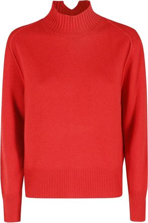 Gran Sasso Trui met hoge hals - Rood