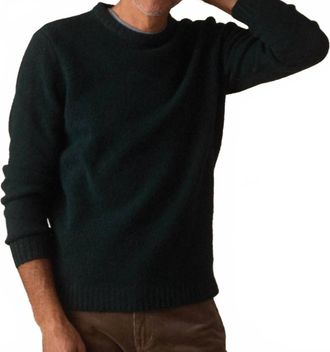 The Normal Brand Homebound Crewneck Sweater In Dark Sea