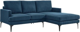 ModWay Evermore Right-Facing Upholstered Fabric Sectional Sofa
