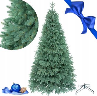 OEM &Aacute;rbol De Navidad Artificial Exclusivo 100% Pe 3d Abeto Azul Prestige Plata 250 Cm