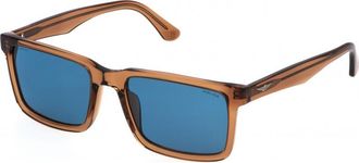 Police Mens SPLP21E 54 54805P Sunglasses - Brown - One Size