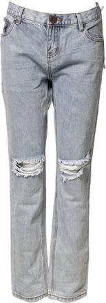 One Teaspoon Tatte Mid Waist Straight Womens Jeans (Pre-Owned)