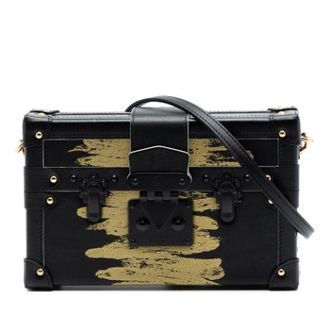 Louis Vuitton Pre-owned Petite Malle - Dames - Pre-owned - Zwart - Maat: ONE Size Leer