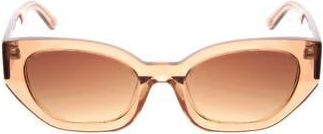 Oscar De La Renta 53mm Cat Eye Sunglasses in Blush at Nordstrom Rack