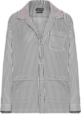 Tom Ford Striped Silk Shirt
