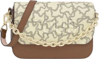 Tous Beige Synthetische Dames Schoudertas - Dames - Schoudertassen - Beige - ONE Size - Tassen