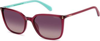 Polaroid PLD 4209/S/X Polarized 8CQ/JR Womens Sunglasses Red Size 56