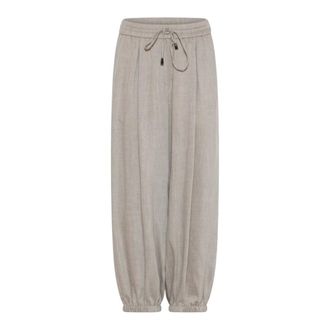 Gustav Dames, Broeken, Beige, Maat: S