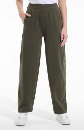 Lands End Sport Knit High Rise Barrel Ankle Pants in Forest Moss at Nordstrom, Size X-Small Short