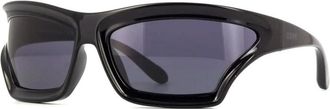Loewe Ladies Black Rectangular Sunglasses LW40143U 01A