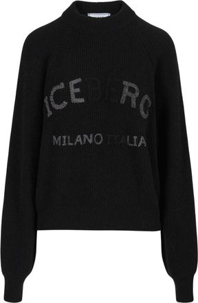 Iceberg Truien & Vesten, Dames, Zwart, M, Truien